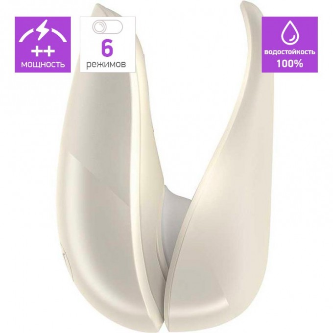 Бесконтактный клиторальный стимулятор WOMANIZER LIBERTY жемчужный + Подарок WZ11JFNA00