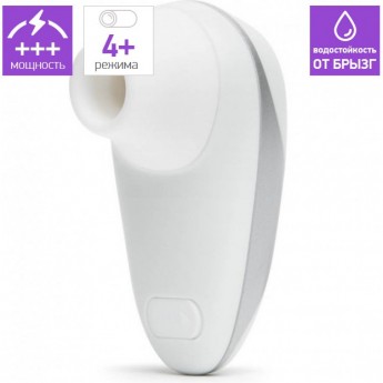 Бесконтактный клиторальный стимулятор WOMANIZER STARLET белый + Подарок